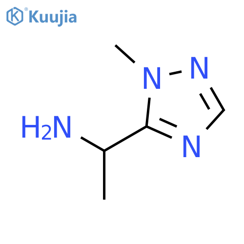 1-(1-Methyl-1H-1,2,4-triazol-5-yl)ethanamine structure
