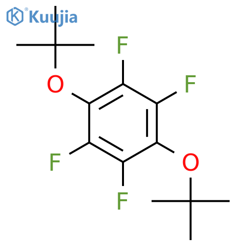 1,4-Bis(tert-butoxy)tetrafluorobenzene structure