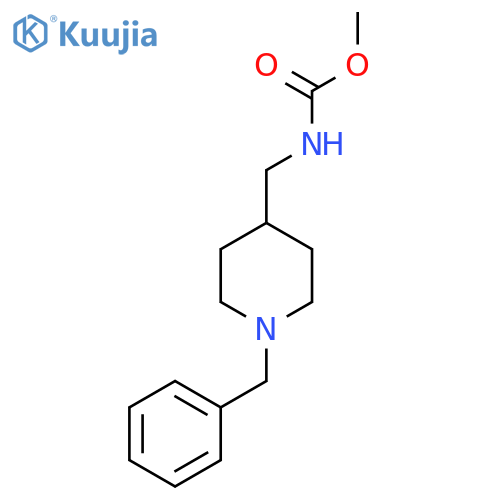 methyl N-(1-benzylpiperidin-4-yl)methylcarbamate structure