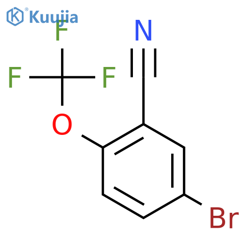 5-Bromo-2-(trifluoromethoxy)benzonitrile structure