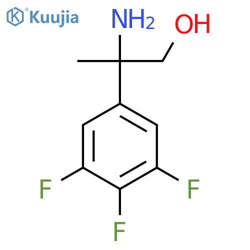 2-Amino-2-(3,4,5-trifluorophenyl)propan-1-ol structure