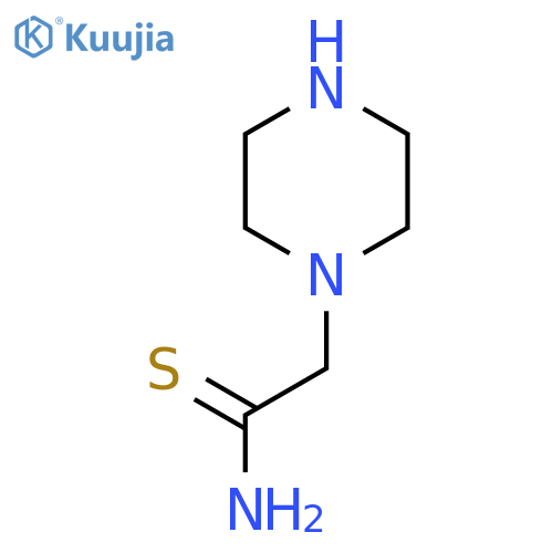 2-(Piperazin-1-yl)ethanethioamide structure