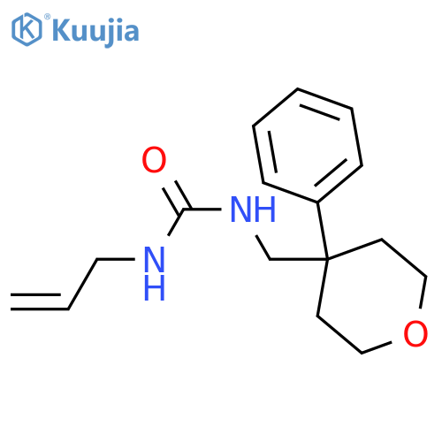 1-(4-phenyloxan-4-yl)methyl-3-(prop-2-en-1-yl)urea structure