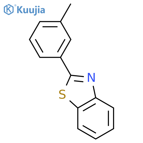 2-(3-Methylphenyl)-1,3-benzothiazole structure