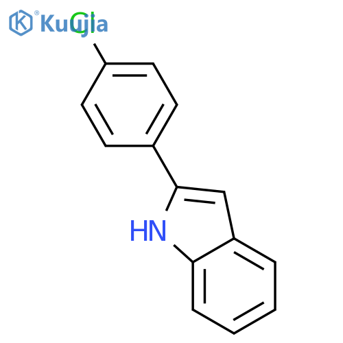 2-(4-Chlorophenyl)-1H-indole structure