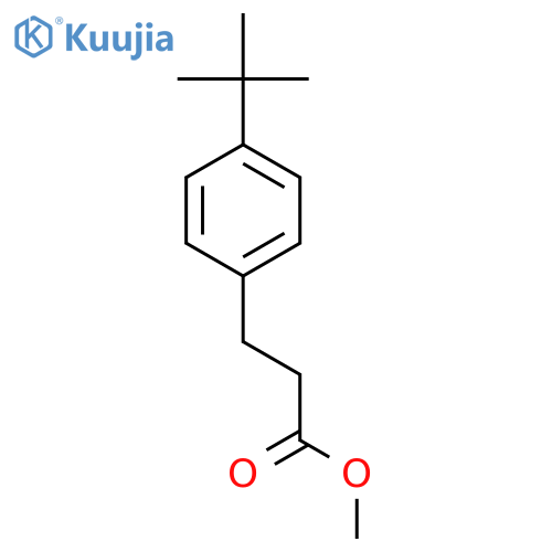 3-(4-tert-Butylbenzene)propionic Acid Methyl Ester structure