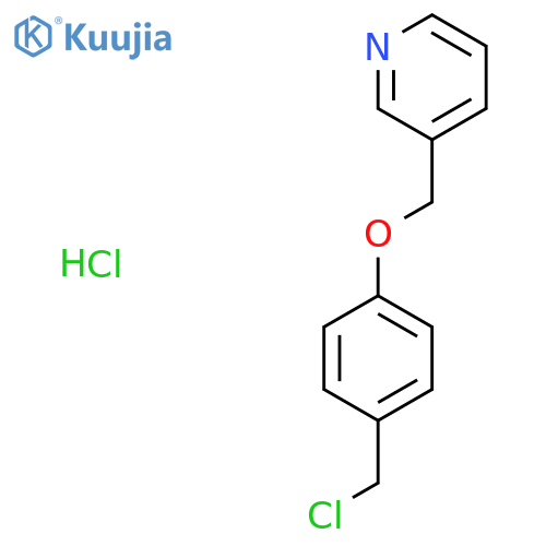 3-[4-(Chloromethyl)phenoxymethyl]pyridine hydrochloride structure