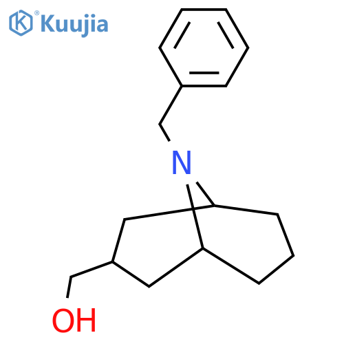 {9-benzyl-9-azabicyclo3.3.1nonan-3-yl}methanol structure