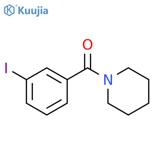 Piperidine, 1-(3-iodobenzoyl)- structure