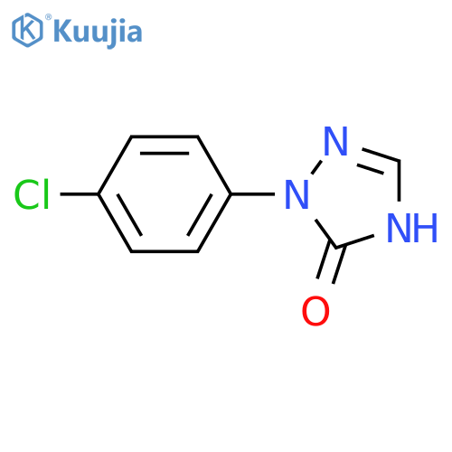 2-(4-chlorophenyl)-1H-1,2,4-triazol-3-one structure