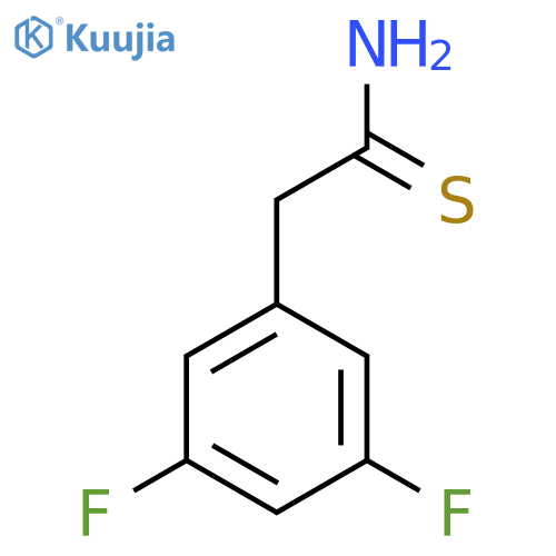 2-(3,5-Difluorophenyl)ethanethioamide structure