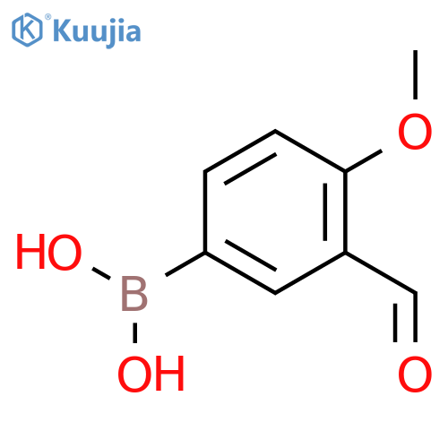 (3-formyl-4-methoxyphenyl)boronic acid structure