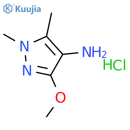 3-Methoxy-1,5-dimethyl-1H-pyrazol-4-amine structure