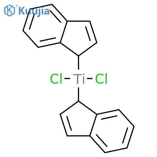 Dichlorobis(indenyl)titanium(IV) structure