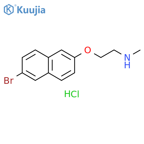{2-(6-Bromonaphthalen-2-yl)oxyethyl}(methyl)amine Hydrochloride structure