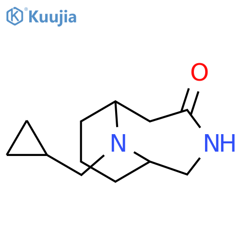 10-(cyclopropylmethyl)-3,10-diazabicyclo[4.3.1]decan-4-one structure