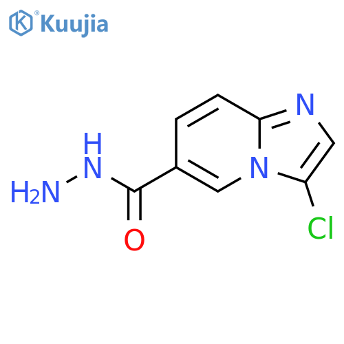 3-Chloroimidazo[1,2-a]pyridine-6-carbohydrazide structure