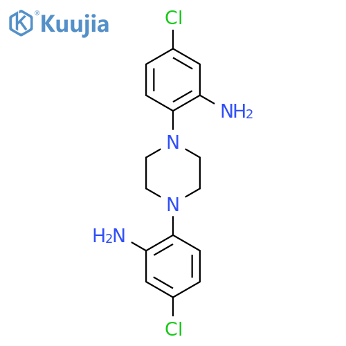 {2-4-(2-Amino-4-chlorophenyl)piperazin-1-yl-5-chlorophenyl}amine structure