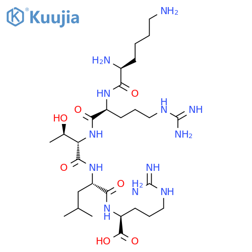 H-Lys-Arg-Thr-Leu-Arg-OH structure