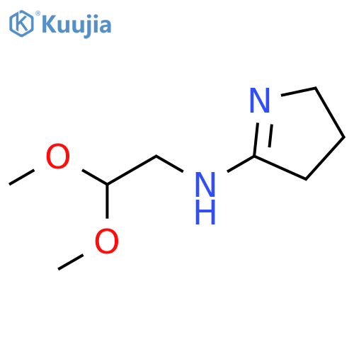 N-(2,2-dimethoxyethyl)-3,4-dihydro-2H-pyrrol-5-amine structure