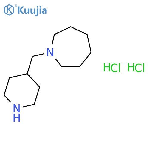 1-(4-Piperidinylmethyl)azepane dihydrochloride structure