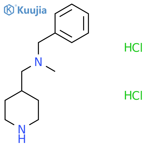 N-Methyl(phenyl)-N-(4-piperidinylmethyl)-methanamine dihydrochloride structure