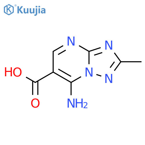 7-Amino-2-methyl1,2,4triazolo1,5-apyrimidine-6-carboxylic Acid structure