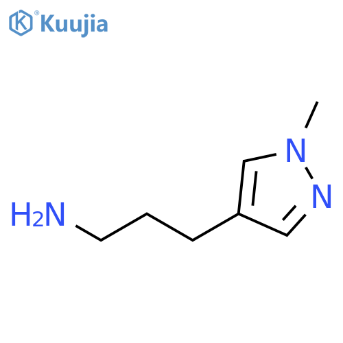 3-(1-Methyl-1H-pyrazol-4-yl)propan-1-amine structure