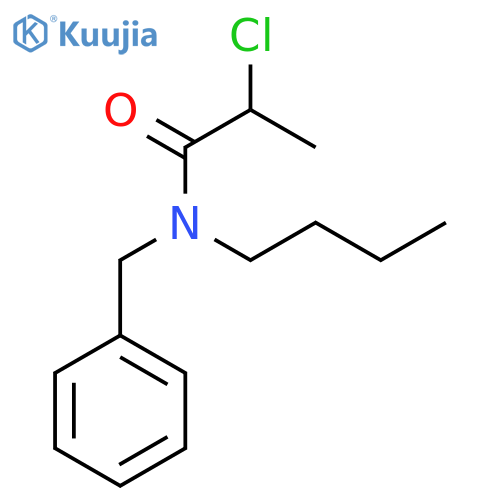 N-Benzyl-N-butyl-2-chloropropanamide structure