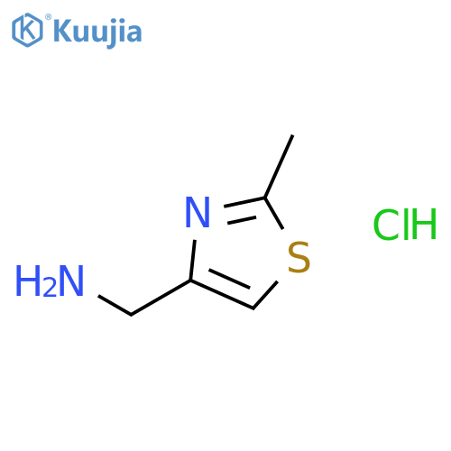 C-(2-Methyl-thiazol-4-yl)-methylamine hydrochloride structure