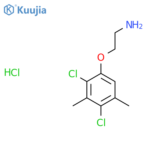 2-(2,4-Dichloro-3,5-dimethylphenoxy)ethanamine hydrochloride structure