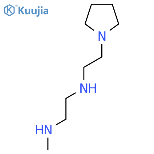 1,2-Ethanediamine, N1-methyl-N2-[2-(1-pyrrolidinyl)ethyl]- structure