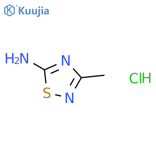 3-Methyl-1,2,4-thiadiazol-5-amine hydrochloride structure