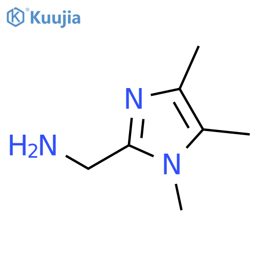 1-(1,4,5-Trimethyl-1H-imidazol-2-yl)methanamine structure