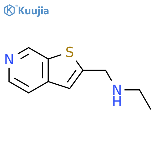 ethyl({thieno2,3-cpyridin-2-yl}methyl)amine structure