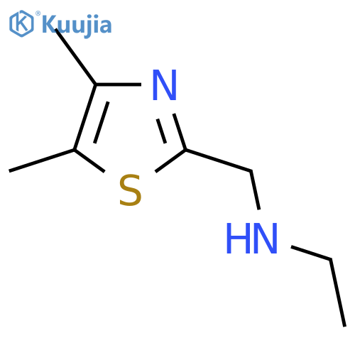 2-Thiazolemethanamine, N-ethyl-4,5-dimethyl- structure