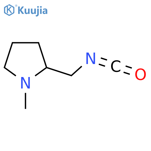 2-(isocyanatomethyl)-1-methylpyrrolidine structure
