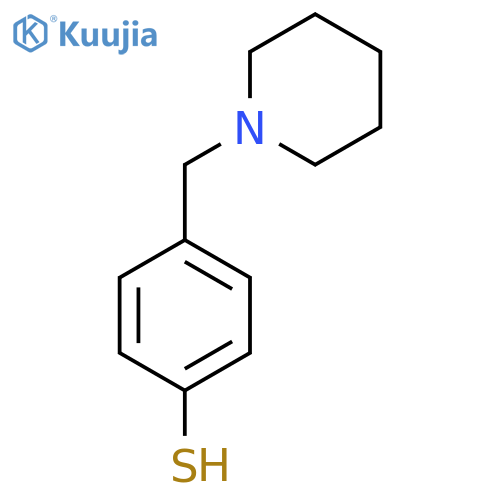 4-(Piperidin-1-ylmethyl)benzenethiol structure