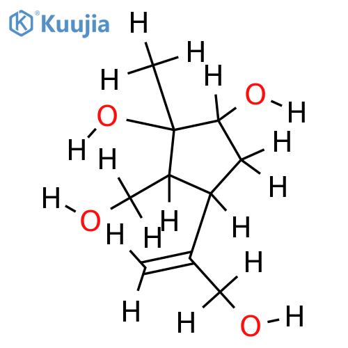 (5S,7S,8S,9R)-7,8-dihydroxy-Delta4,11dihyronepeta-1,3-diol structure