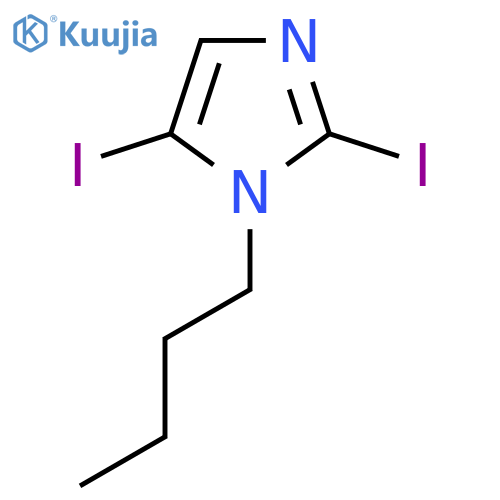 1-Butyl-2,5-diiodo-1H-imidazole structure