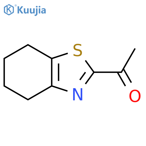 1-(4,5,6,7-tetrahydro-1,3-benzothiazol-2-yl)ethan-1-one structure