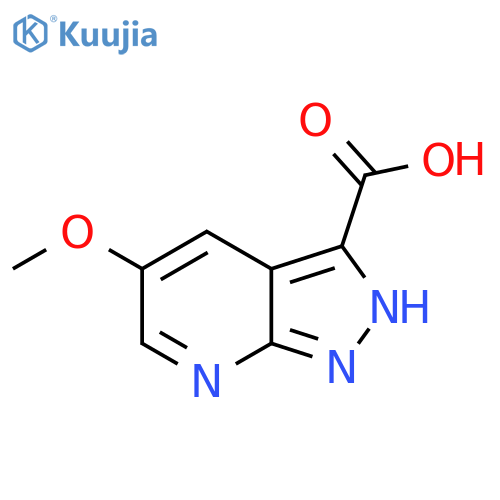 5-Methoxy-1H-pyrazolo[3,4-b]pyridine-3-carboxylic acid structure