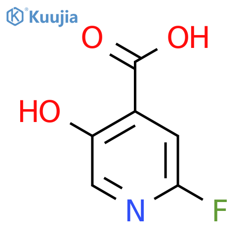 2-Fluoro-5-hydroxyisonicotinic acid structure