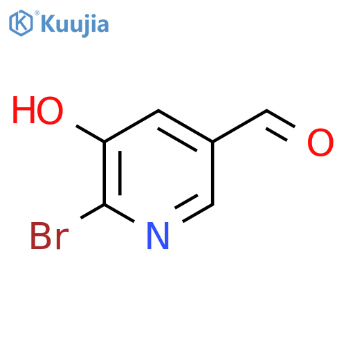 6-Bromo-5-hydroxynicotinaldehyde structure
