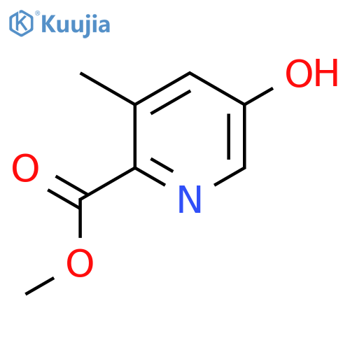 Methyl 5-hydroxy-3-methylpicolinate structure