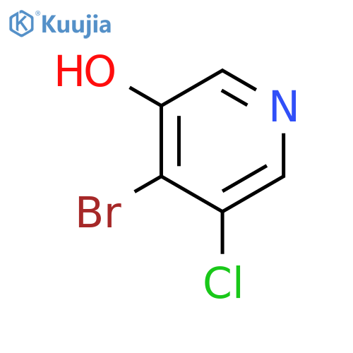 4-Bromo-5-chloropyridin-3-ol structure