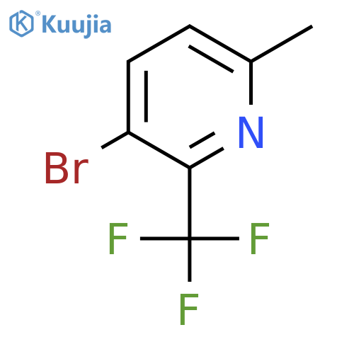 3-bromo-6-methyl-2-(trifluoromethyl)pyridine structure