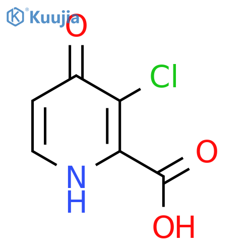 3-Chloro-4-hydroxypyridine-2-carboxylic acid structure