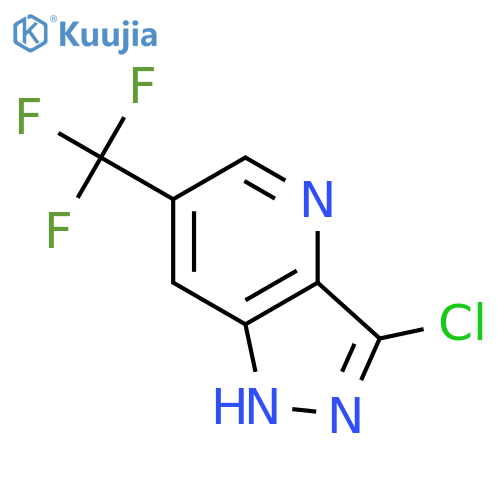 3-Chloro-6-(trifluoromethyl)-1H-pyrazolo[4,3-b]pyridine structure