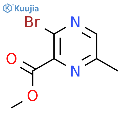Methyl 3-bromo-6-methylpyrazine-2-carboxylate structure